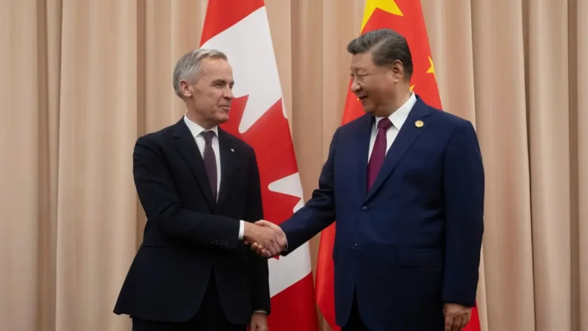 China insta o Canadá a romper com a influência dos EUA durante visita do primeiro-ministro Carney a Pequim.