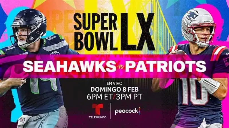 Super Bowl LX: A Telemundo ativa sua cobertura multiplataforma mais abrangente de todos os tempos.