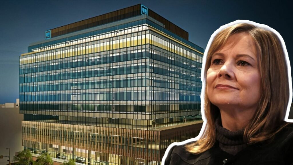 A GM destaca o impacto econômico dos EUA ao inaugurar sua nova sede em Detroit.