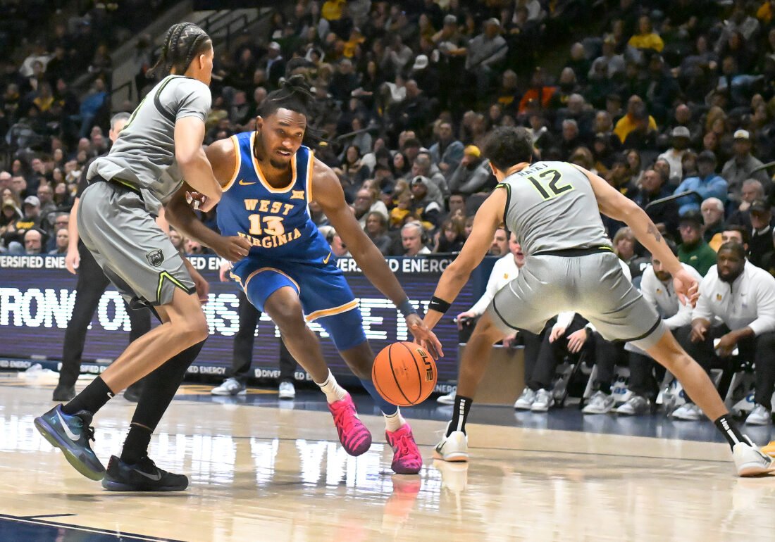 Baylor interrompe sequência de vitórias em casa do time masculino de basquete da WVU.