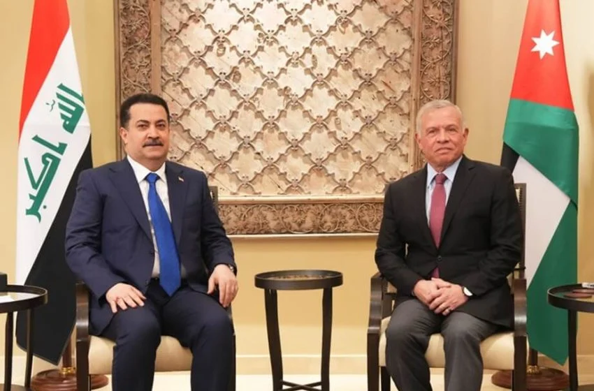 Iraque e Jordânia discutem o impacto econômico da guerra regional.