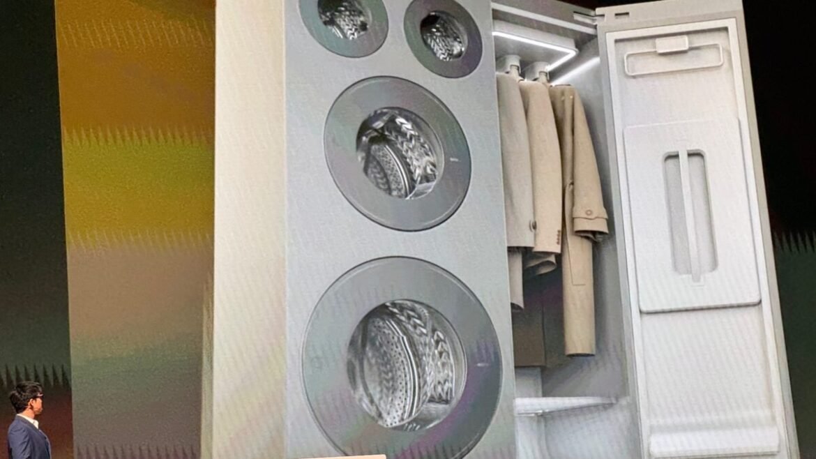 Dreame mostra um conceito de lavanderia multifuncional com lavadora de sapatos especial