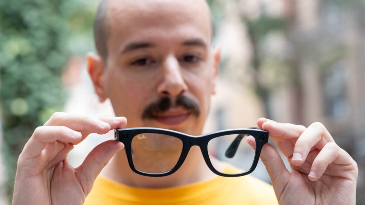 Vazamento sugere design de óculos inteligentes da Samsung Cribbed Meta