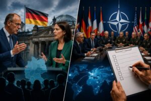 Tensão política cresce na Alemanha entre CDU e Verdes, enquanto questionário do Pentágono gera reação entre aliados dos EUA