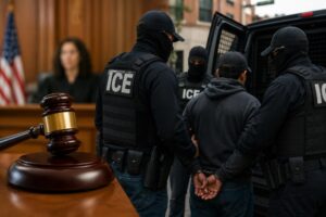 Juíza federal bloqueia proibição de máscaras para agentes do ICE em Nova York e amplia debate sobre imigração nos EUA